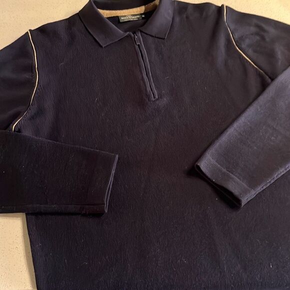 Rodd & Gunn Pure New Wool Long Sleeve Polo Mens M - Picture 1 of 8